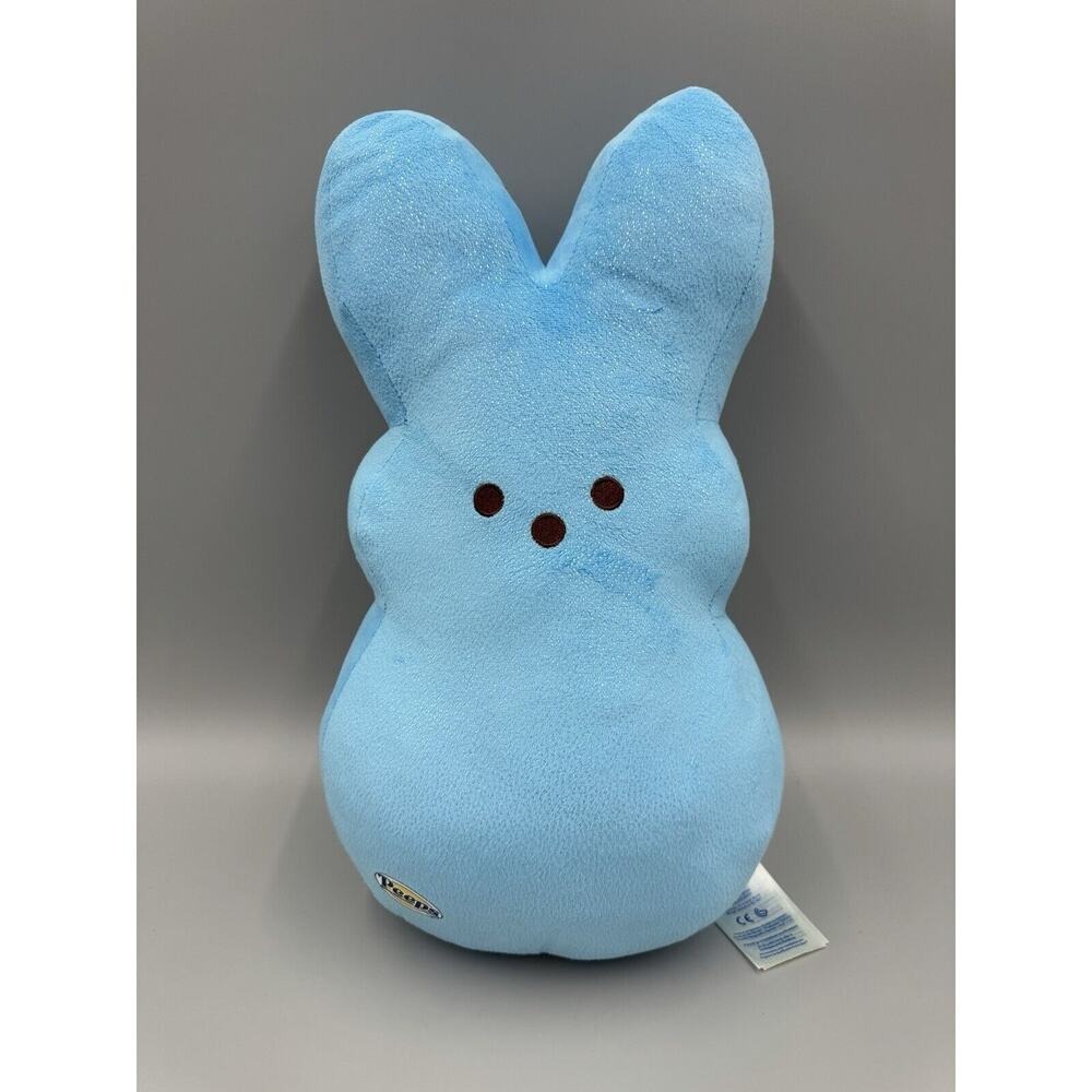 Build A Bear Blue PEEPS BUNNY Plush 14" Stuffed Animal